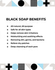 African Black Soap Bar (Fragrance Free) 4oz