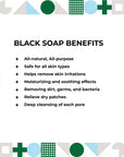 African Black Soap Bar (Peppermint) 4oz