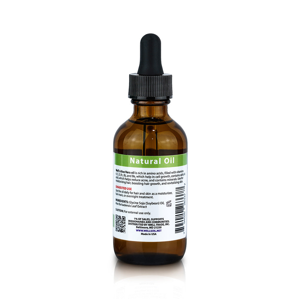 100% Pure Natural Carrier Oil | Aloe Vera | 2 fl. oz.