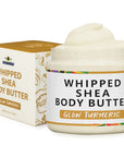 NEW Whipped Shea Body Butter (Glow Turmeric Scent) 12 oz