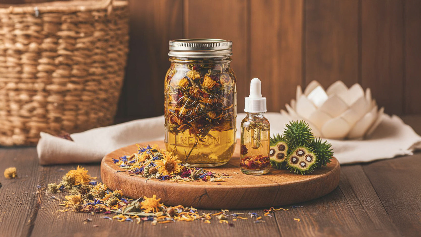 2-Minute DIY Hair Oil: Choose Your Favorite Scent & Carrier Oil — 18 Herbs mixed for Healthy Hair