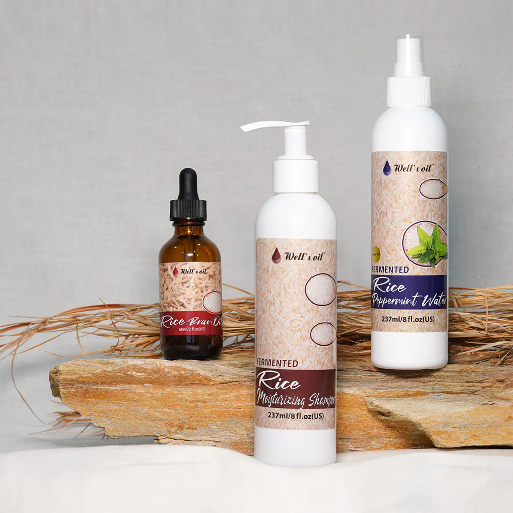 Well's Oil - Rice Shampoo & Conditioner – IWELL US