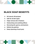 Akwaaba African Black Soap Bar (Peppermint) 4oz