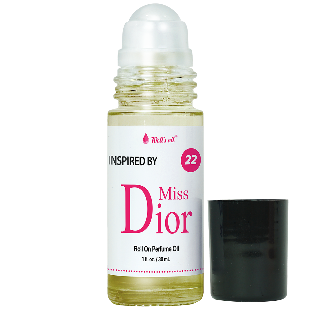 Perfume Body Oil Roll-On - Inspired by Miss Dior (1 fl. oz. / 30 ml)