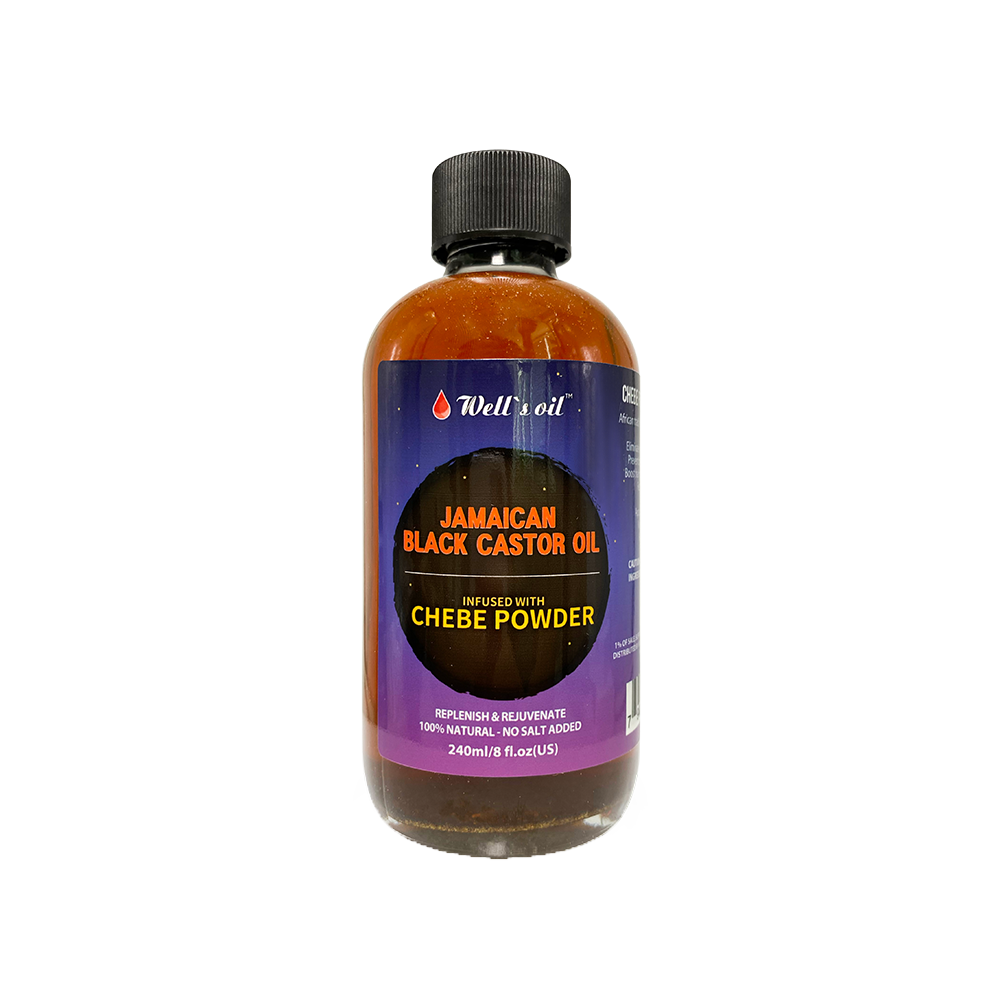 Jamaican Black Castor Oil Infused with Chebe Powder Original