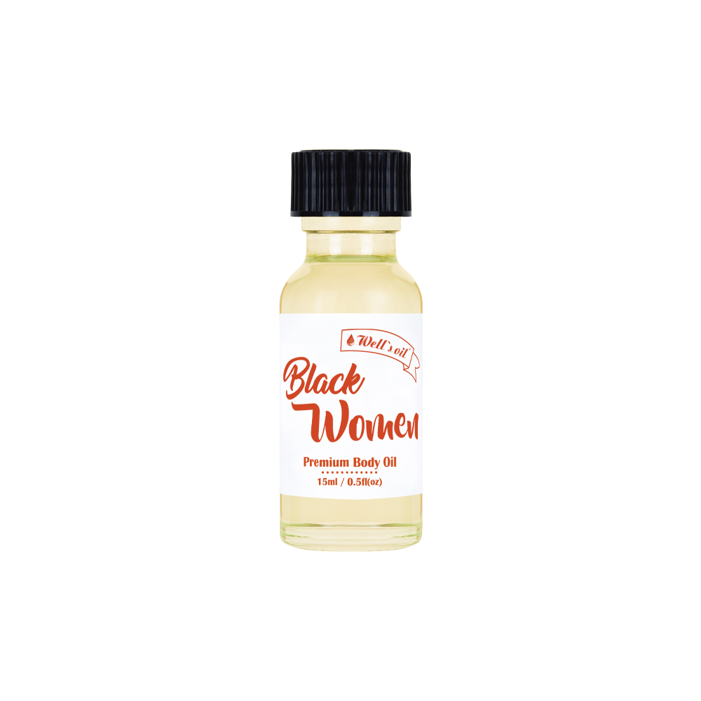 Premium Body Oil - Inspired by Black Women (0.5 Fl Oz / 15 ml)