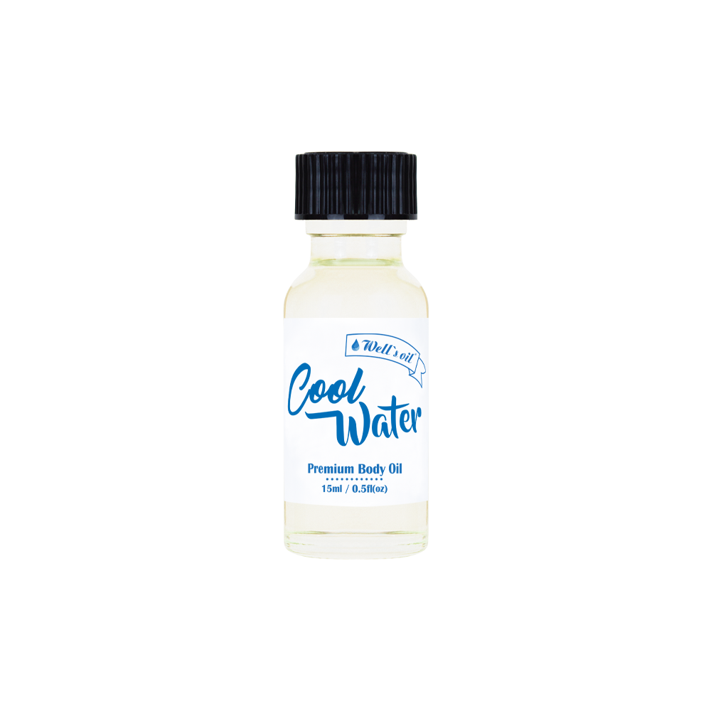 Premium Body Oil - Inspired by Cool Water (0.5 Fl Oz / 15 ml)