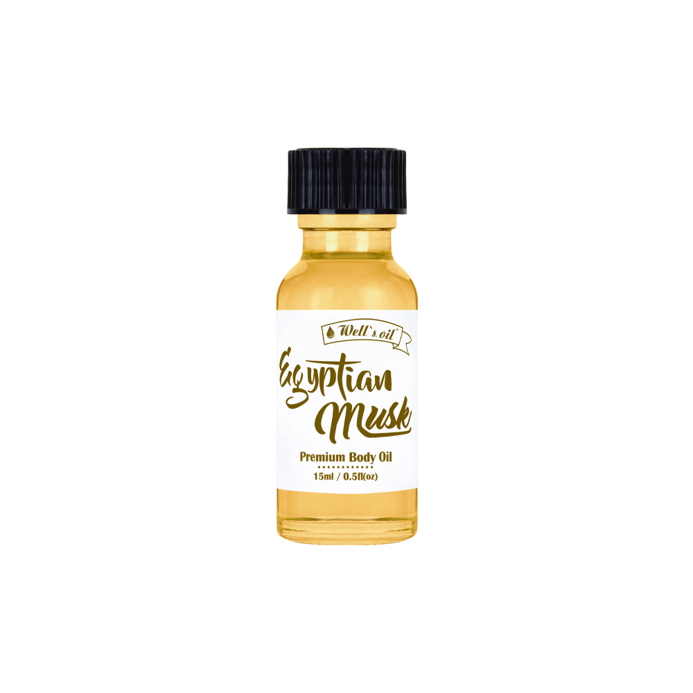 Premium Body Oil - Inspired by Egyptian Musk (0.5 Fl Oz / 15 ml)