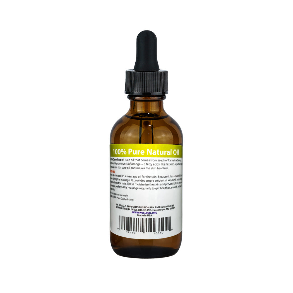 100% Pure Natural Carrier Oil | Camelina | 2 fl. oz.