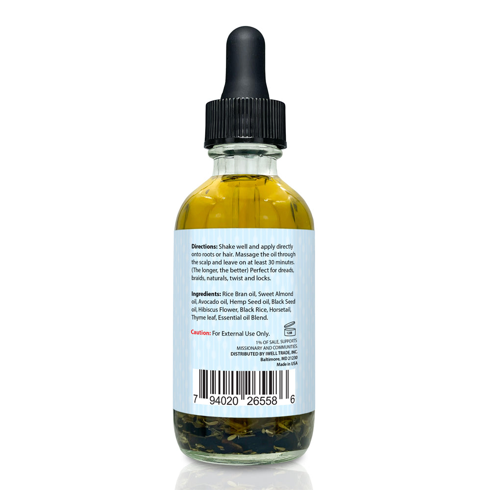 Black Rice Hair Oil 2oz