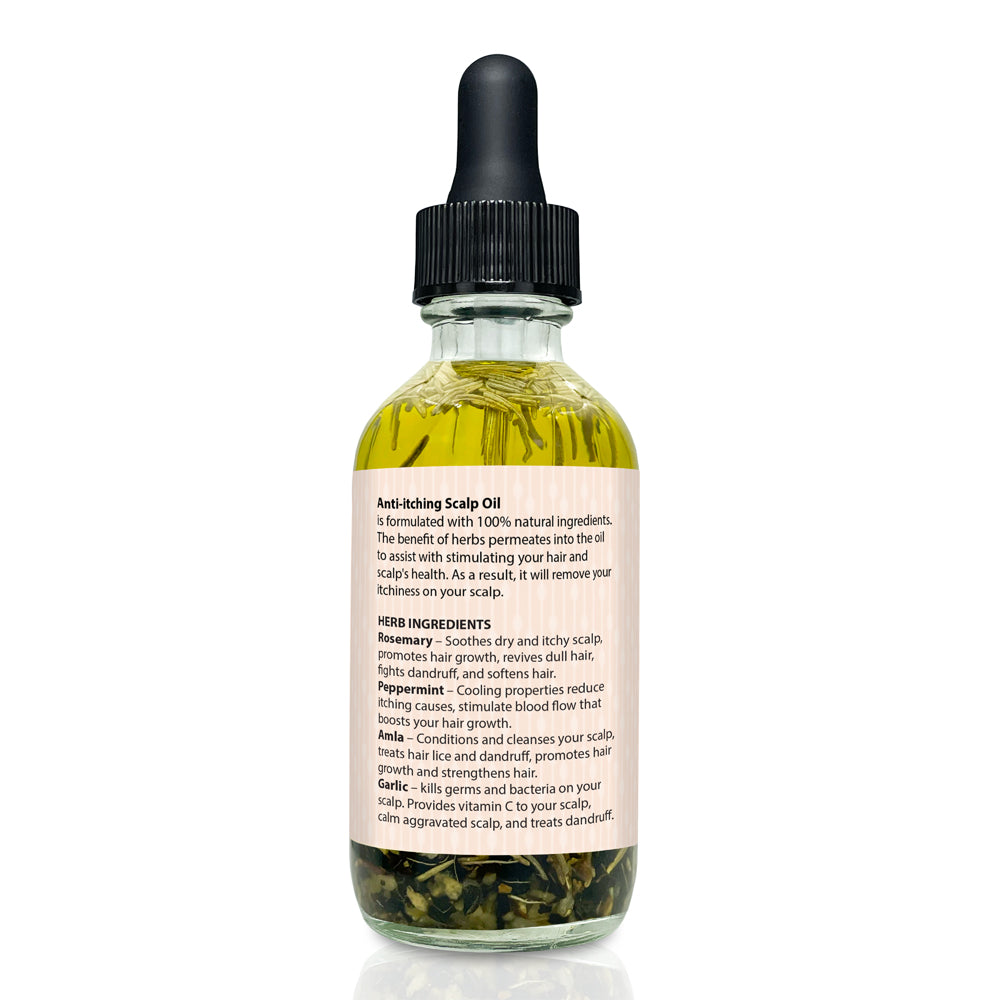 Anti Itchy Scalp Hair Oil 2oz