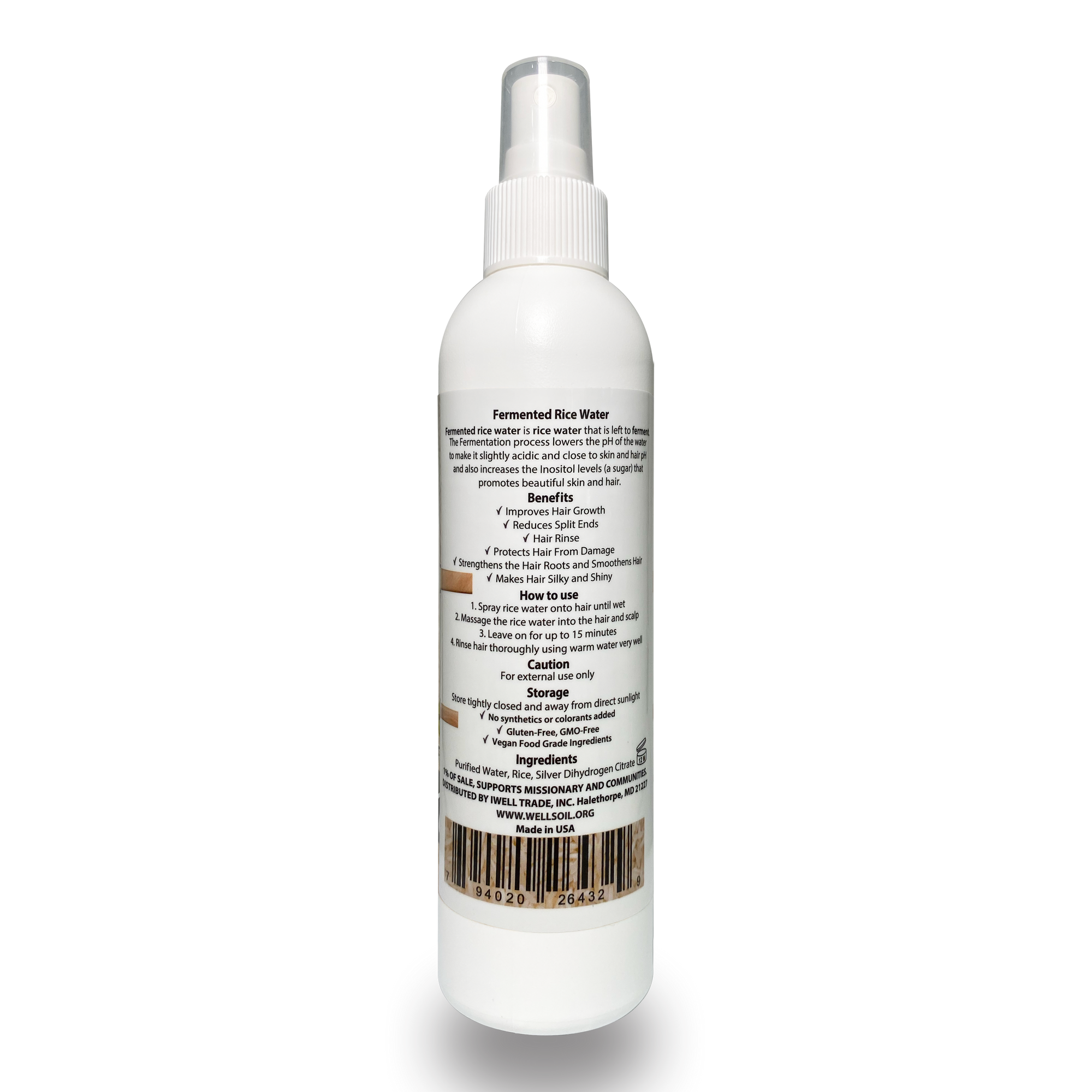 Rice Water Spray 8oz