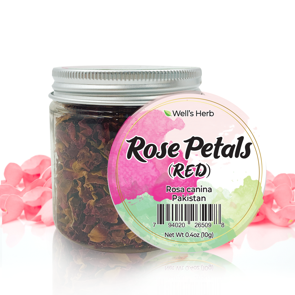 Well&#39;s Herb Dried Rose Petals | 0.4 oz.