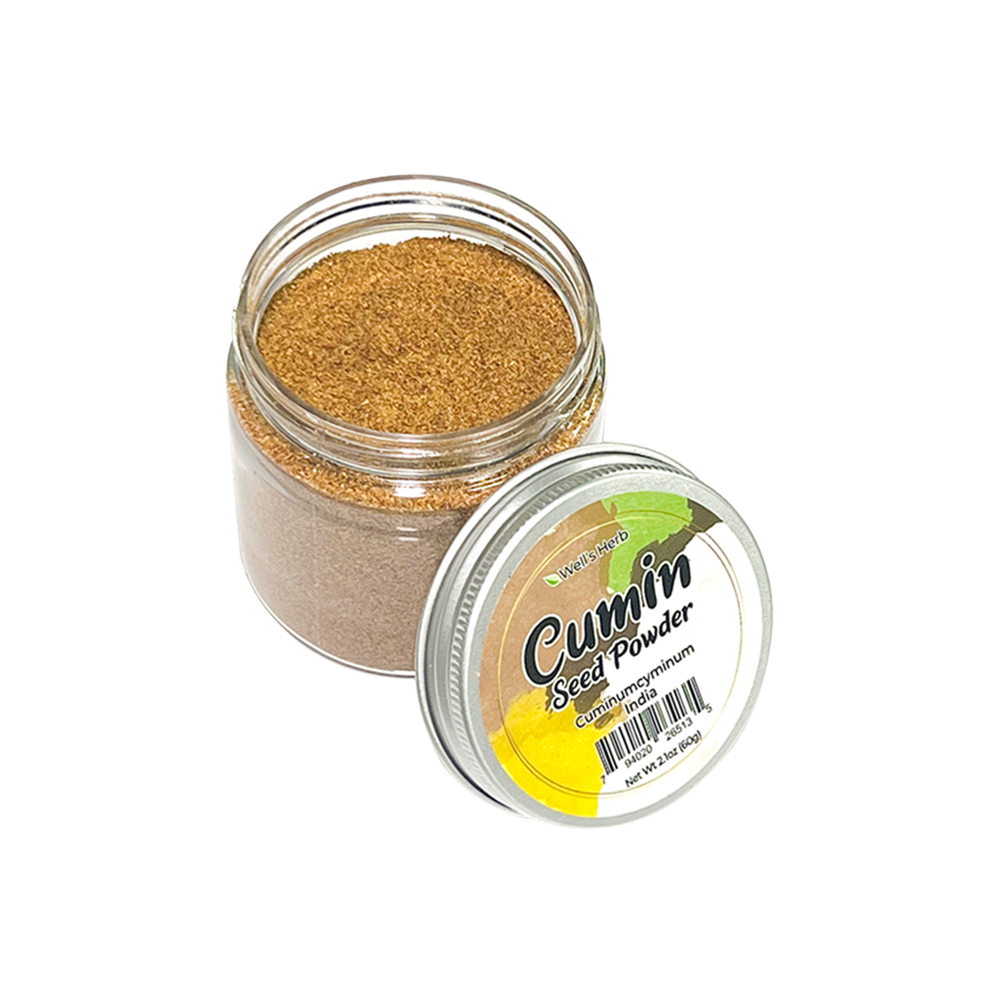 Well&#39;s Herb Dried Cumin Seed(Powder) | 2.1 oz.