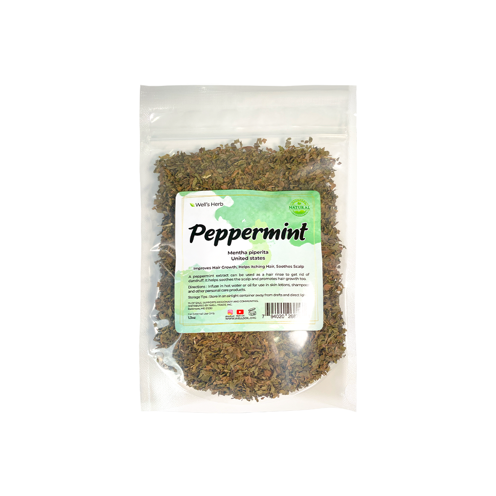 Well&#39;s Herb Dried Peppermint | 0.6 oz.