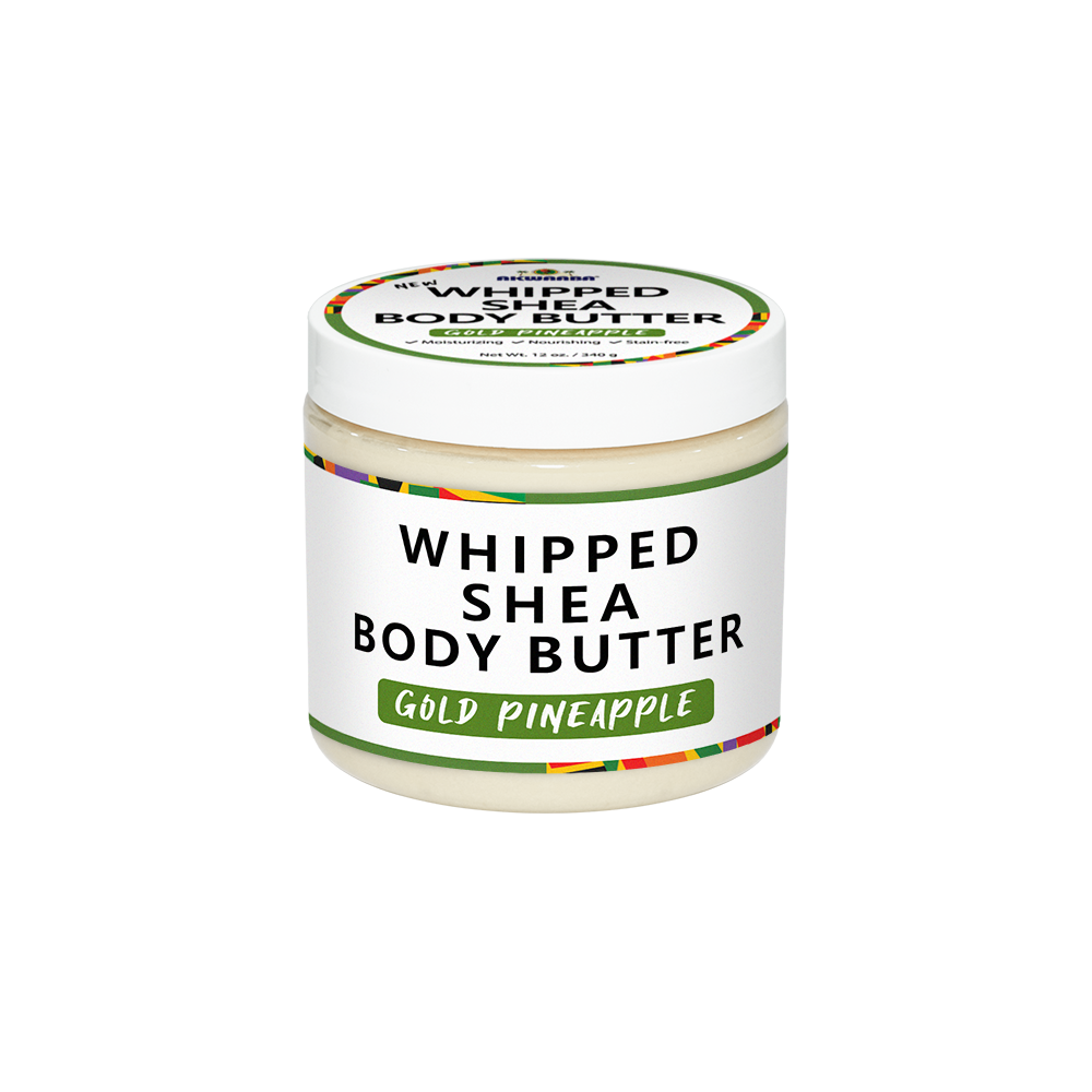 NEW Whipped Shea Butter (Gold Pineapple Scent) 12 oz