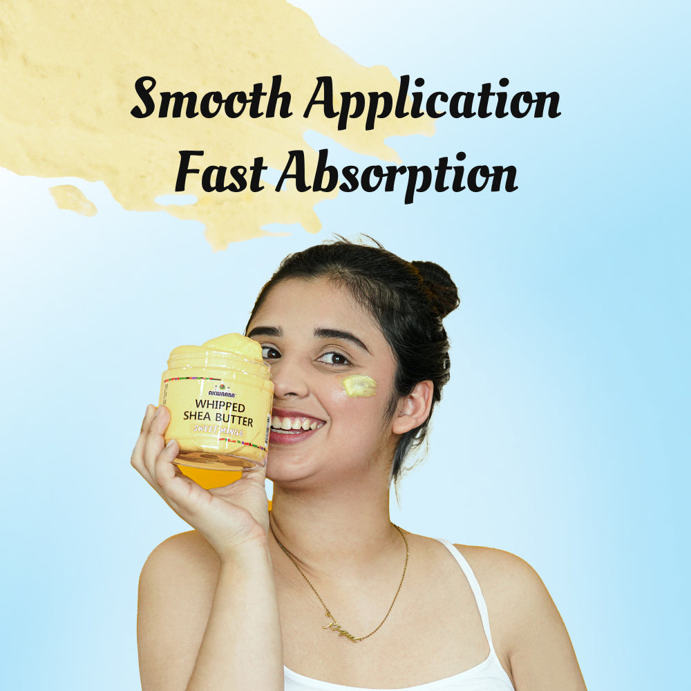 Yellow Whipped Shea Butter (Sweet Mango) - 12 oz.