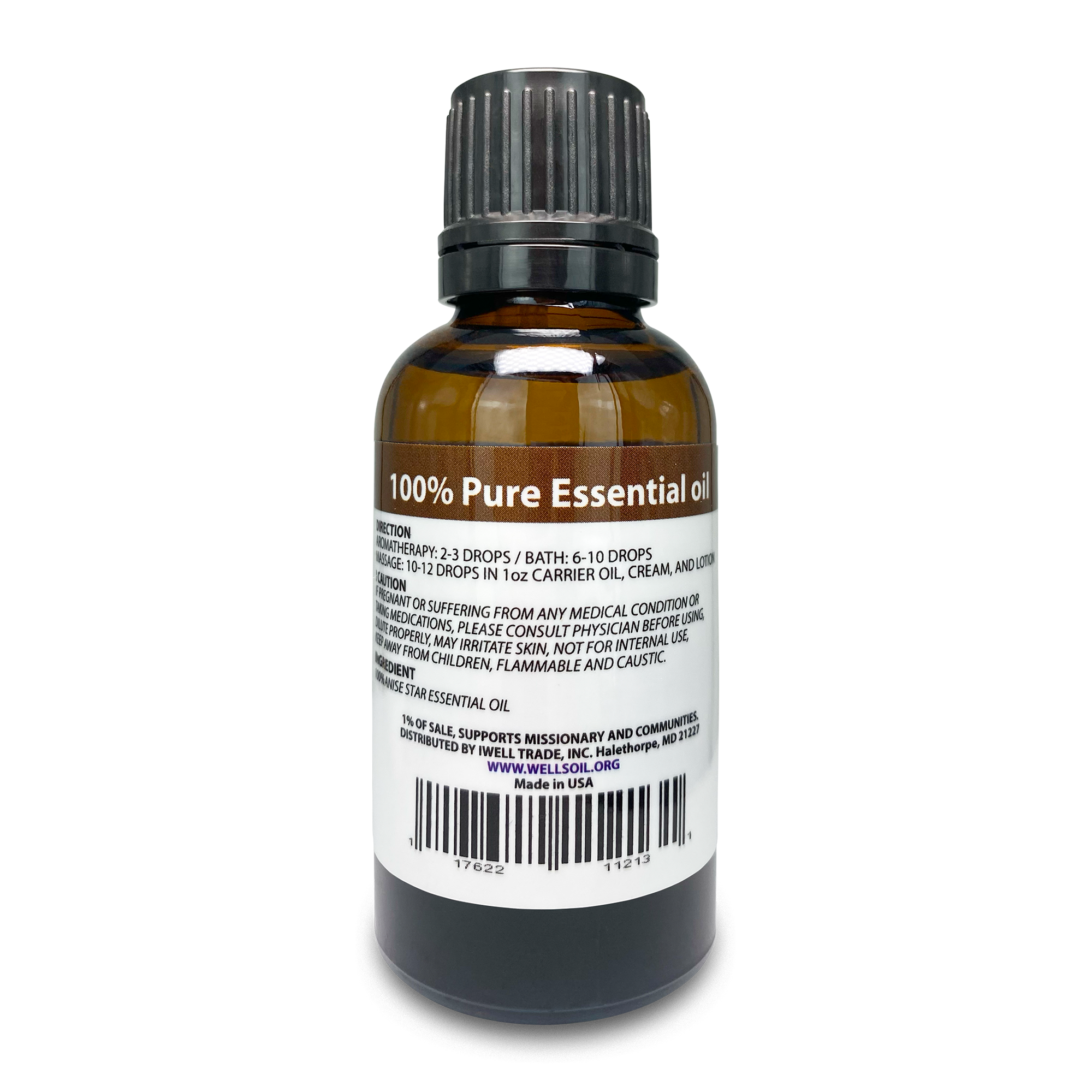 100% Pure Essential Oil 1oz Anise Star