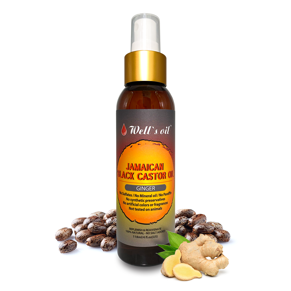 Jamaican Black Castor Oil Ginger Spray 4oz