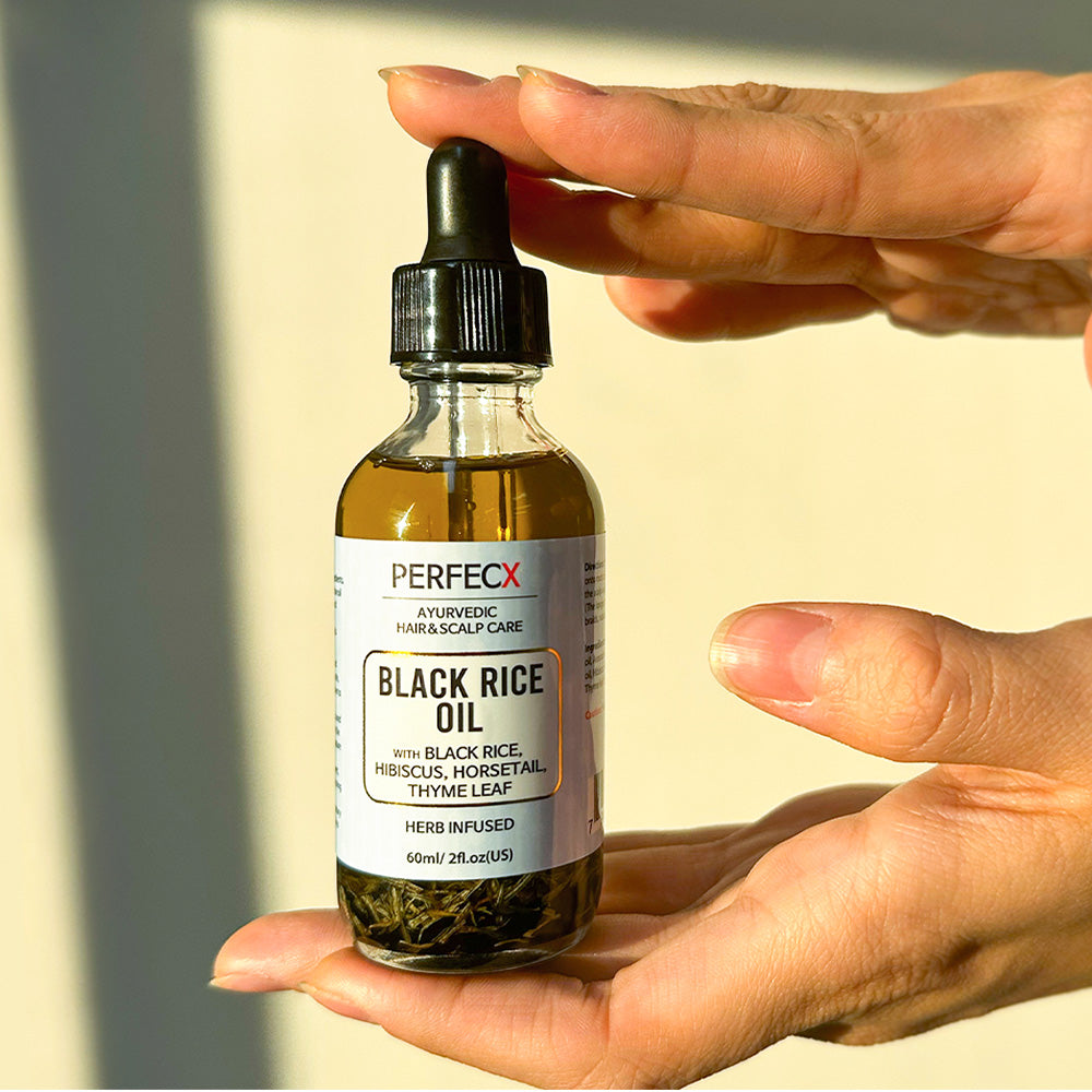 Black Rice Hair Oil 2oz